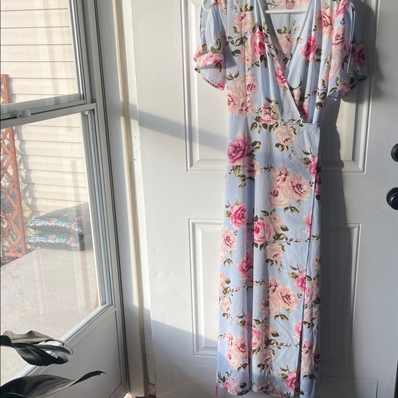 Magnolia Dresses & Skirts - Magnolia Skye Floral Top in Light Blue, Pink & Green